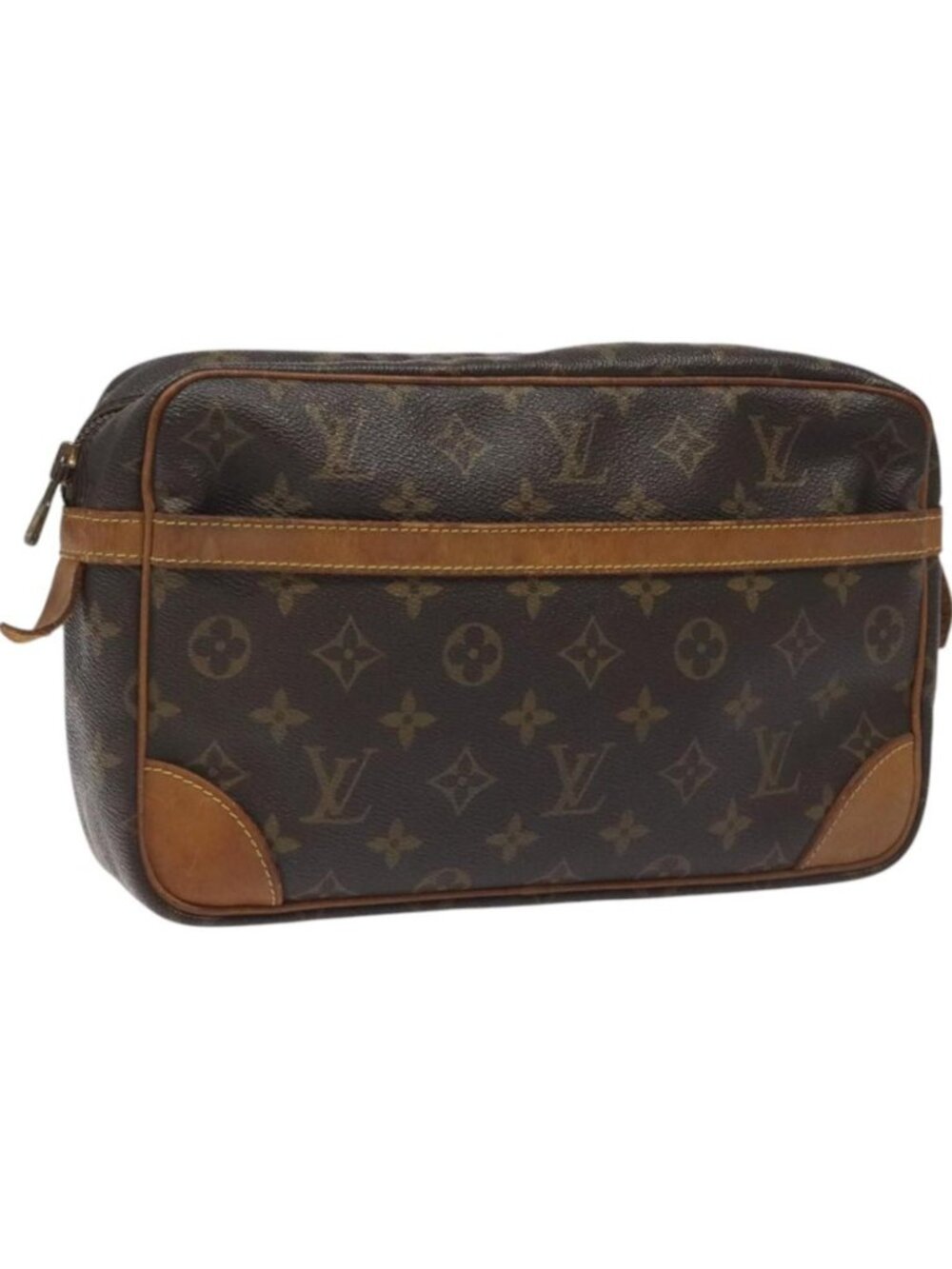 LOUIS VUITTON Monogram Compiegne 28 Clutch Bag M51845